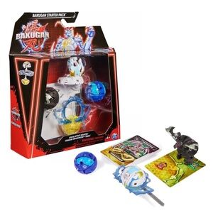 BAKUGAN Generation 3 STARTER PACK Special Attack Mantid Titaniam Dragonoid Trox